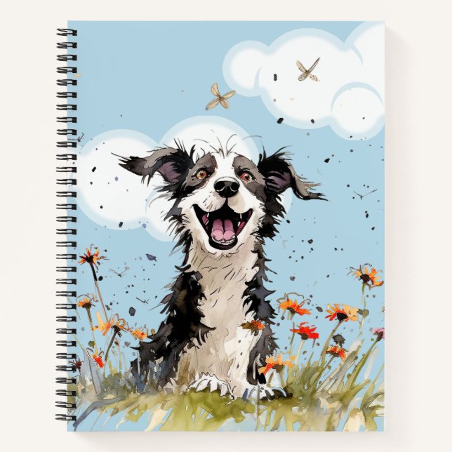 Happy Pup Notizbuch (Vorderseite)