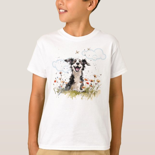 Happy Pup T-Shirt (Vorderseite)