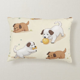 Happy puppy accent pillow 2 dekokissen