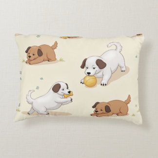 Happy puppy accent pillow 2 dekokissen