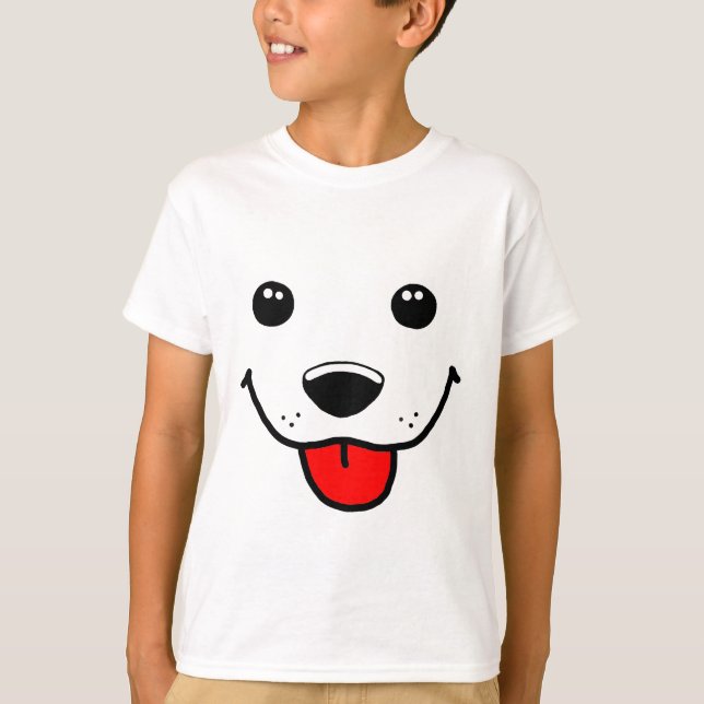 Happy Puppy Face T-Shirt (Vorderseite)