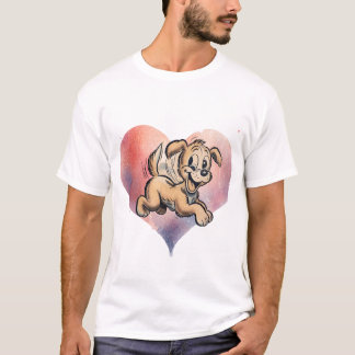 Happy Puppy Heart T-Shirt