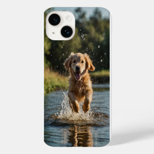 Happy Puppy Splash Case-Mate iPhone 14 Hülle
