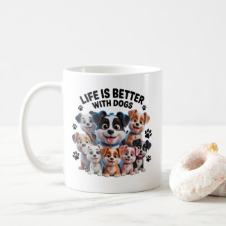 Happy Puppy Squad – Cute Dog Lovers Collection Kaffeetasse