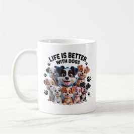 Happy Puppy Squad – Cute Dog Lovers Collection Kaffeetasse