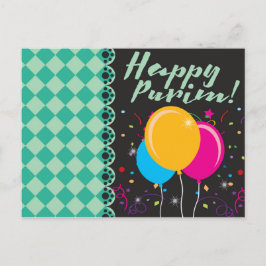Happy Purim (פּ וּ י ם) Postkarte