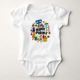 Happy Purim - Baby Baby Strampler