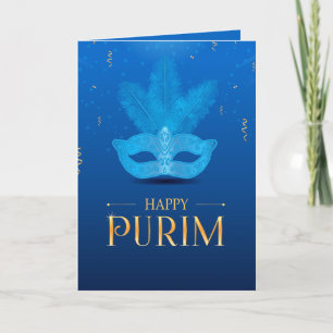 Happy Purim - Chag Purim Jewish Holiday Card Karte