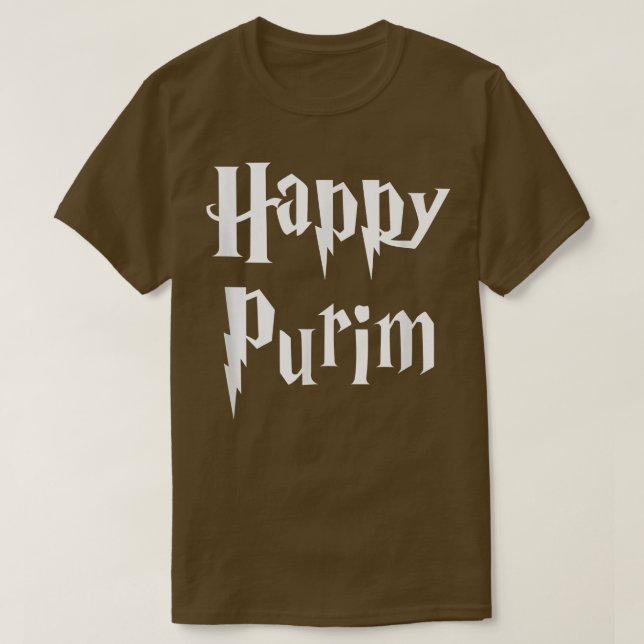 Happy purim Costume Jüdisches Halloween Königin Es T-Shirt (Design vorne)