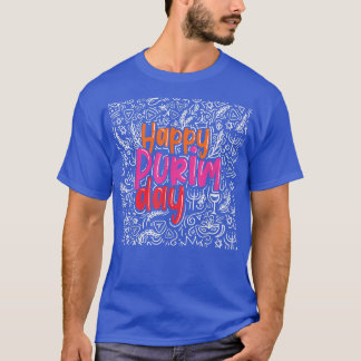 Happy Purim Day Costume Jüdischer Holliday Cool T-Shirt