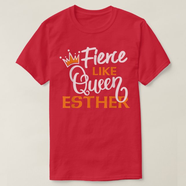 Happy Purim Design Idee Königin Esther Hebrew jüdi T-Shirt (Design vorne)