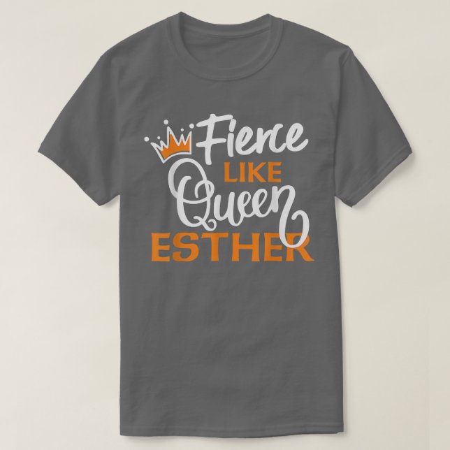 Happy Purim Design Idee Königin Esther Hebrew jüdi T-Shirt (Design vorne)