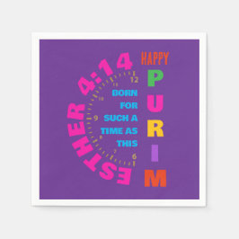 HAPPY PURIM Esther 4:14 für solch eine Zeit wie di Serviette