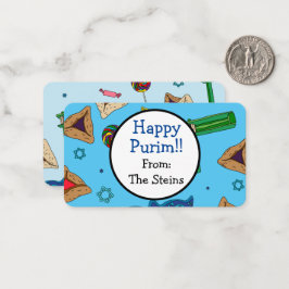 Happy Purim Personalisierte Mitteilungskarten