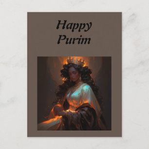 Happy Purim Postkarte