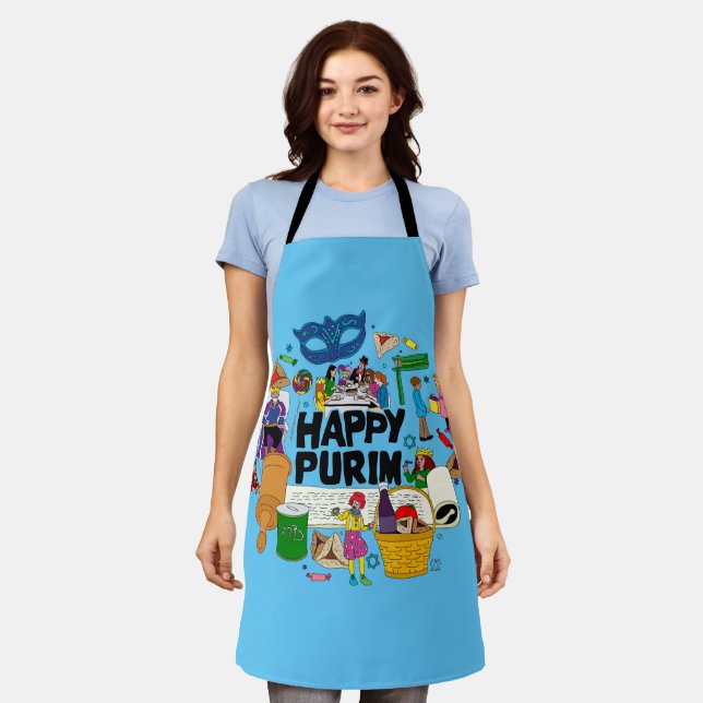 Happy Purim Schürze (Getragen)