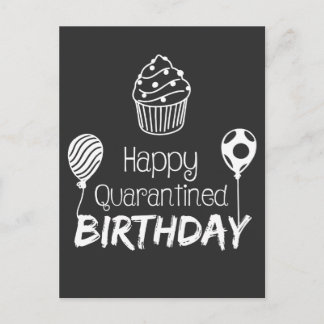 Happy Quarantined Birthday Postkarte