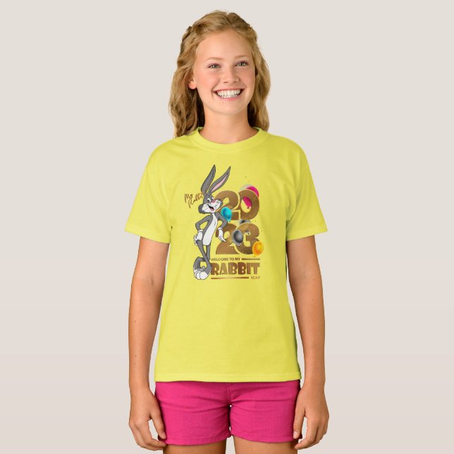 Happy Rabbit Year 2023 | Kinder T - Shirt (Vorne ganz)