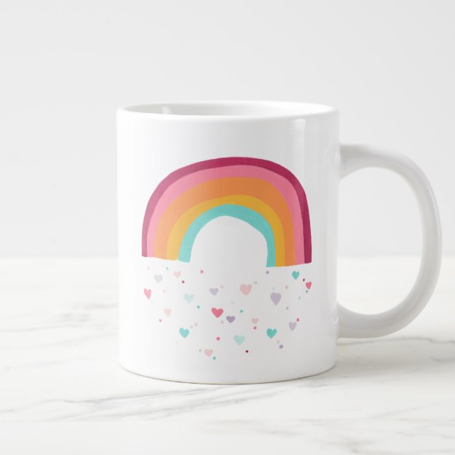 Happy Rainbow Magic Jumbo-Tasse (Rechts)