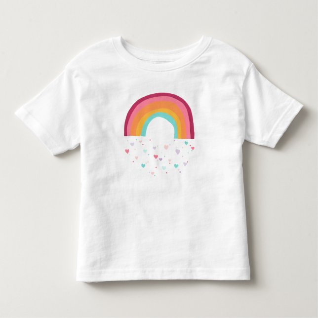 Happy Rainbow Magic Kleinkind T-shirt (Vorderseite)