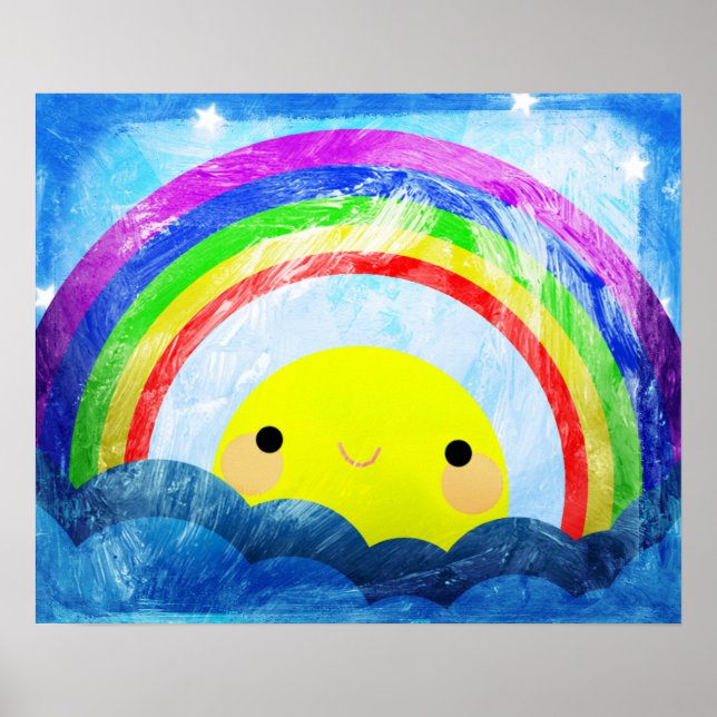 Happy Rainbow Poster (Vorne)