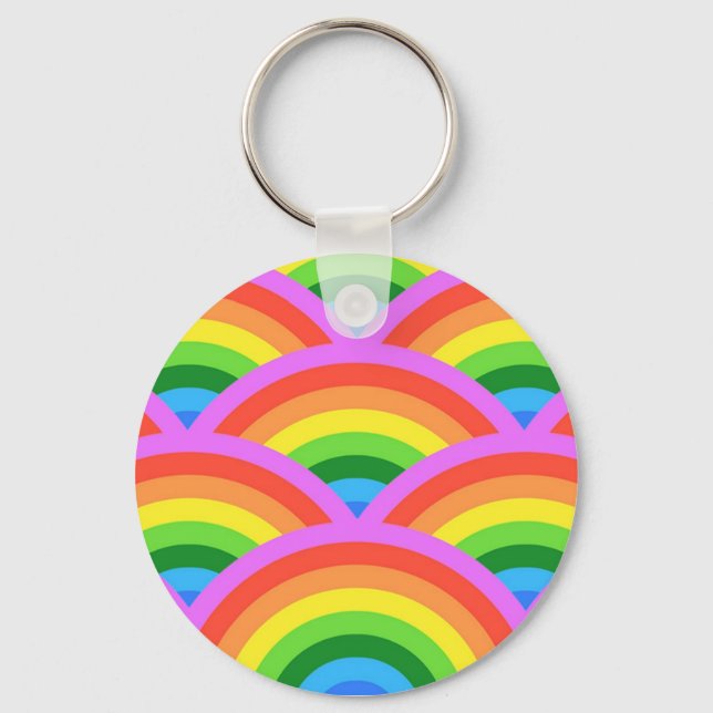 Happy Rainbow Schlüsselanhänger (Vorderseite)