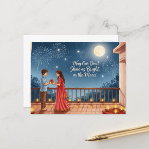 Happy Rakhi, Raksha Bandhan Postkarte