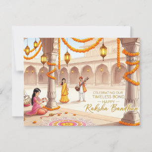 Happy Rakhi, Raksha Bandhan Postkarte