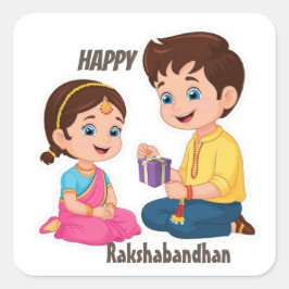 Happy Rakshabandhan Sticker Celebrate Sibling Lieb