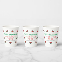 Happy Ramadan Free Iftar mit Duas Watermelon