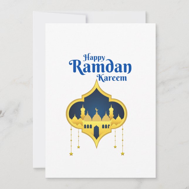 Happy Ramadan Kareem 2022 Einladung (Vorderseite)