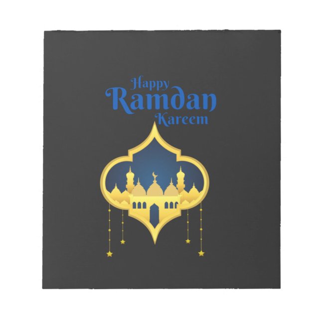 Happy Ramadan Kareem 2022 Notizblock (Vorderseite)