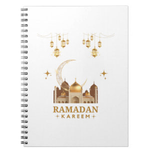 Happy Ramadan Kareem - Eid Mubarak Grüße Notizblock