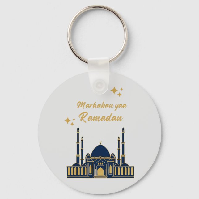 Happy Ramadan Kareem - Eid Mubarak Quotes Schlüsselanhänger (Vorderseite)