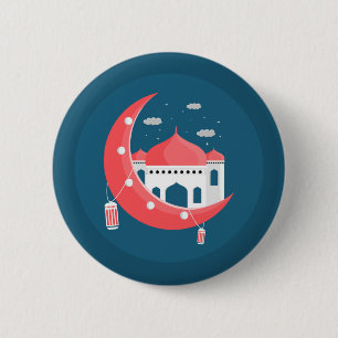 Happy Ramadan Kareem Elegantes Geschenk des Islami Button