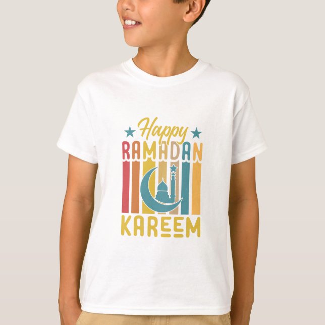 Happy Ramadan Kareem T-Shirt (Vorderseite)