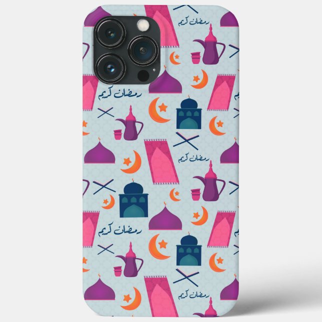 Happy Ramadan Pattern Case-Mate iPhone Hülle (Rückseite)