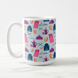 Happy Ramadan Pattern Kaffeetasse
