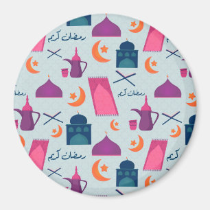 Happy Ramadan Pattern Magnet