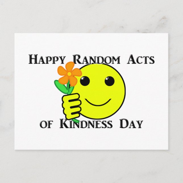 Happy Random Acts of Kindness Day Postkarte (Vorderseite)