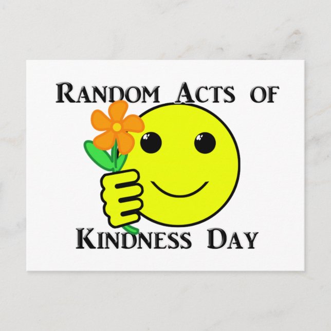 Happy Random Acts of Kindness Day Postkarte (Vorderseite)