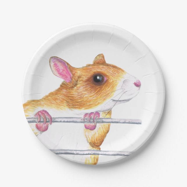 Happy-Rat-Teller Pappteller (Vorderseite)