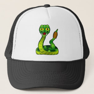 Happy Rattlesnake Truckerkappe