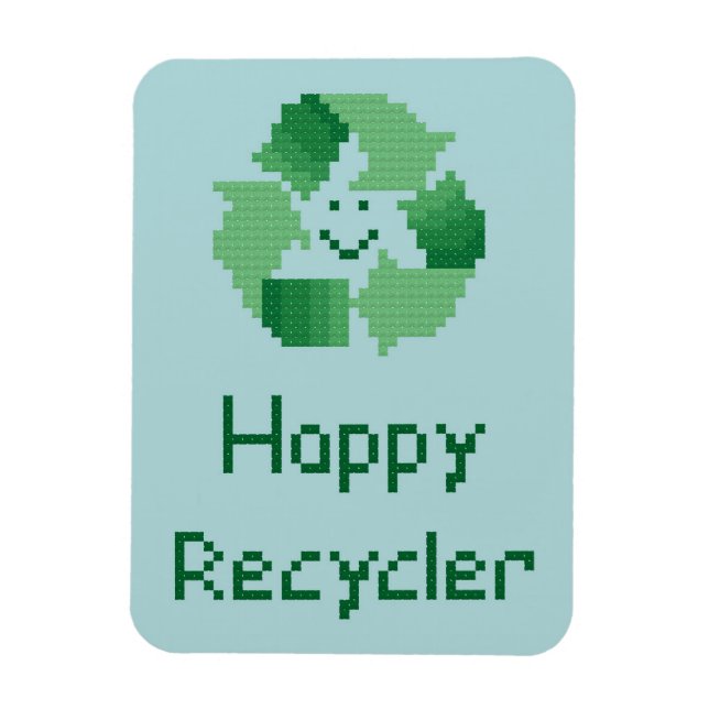 Happy Recycling Flexibles Magnet (Vertikal)