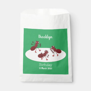 Happy Red Amants Eis Skaten Cartoon Geschenktütchen