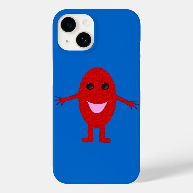 Happy Red Grape Case-Mate iPhone Hülle (Rückseite)