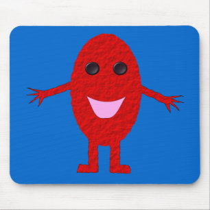 Happy Red Grape Mousepad