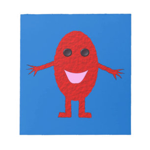 Happy Red Grape Notepad Notizblock