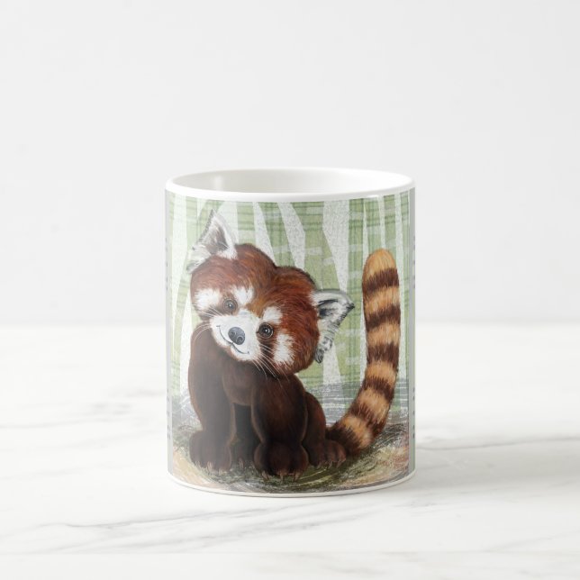 Happy Red Panda Kaffeetasse (Mittel)