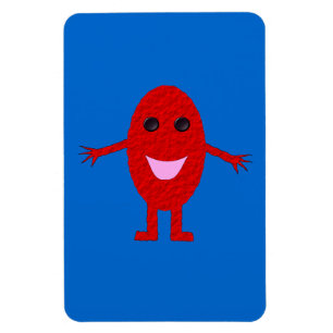 Happy Red Premium Magnet
